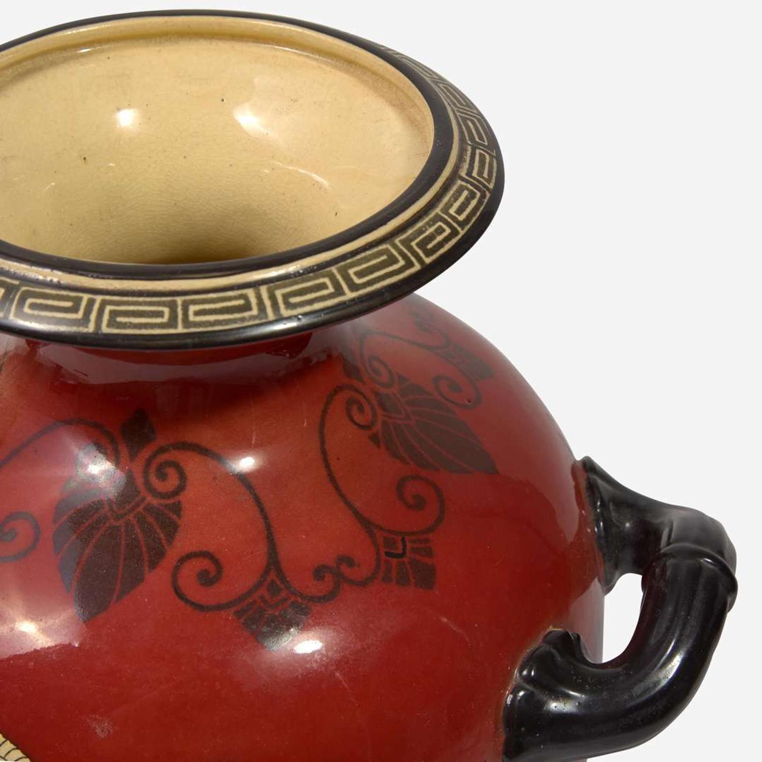 Roseville Pottery (American, active 1890-1954) Rare Rozane Olympic Hydria, USA, circa 1910