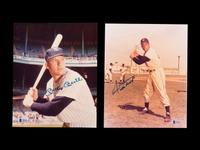 A Group of Mickey Mantle and Willie Mays Signed Autograph Photographs (BAS Beckett Authentication Services Certified),