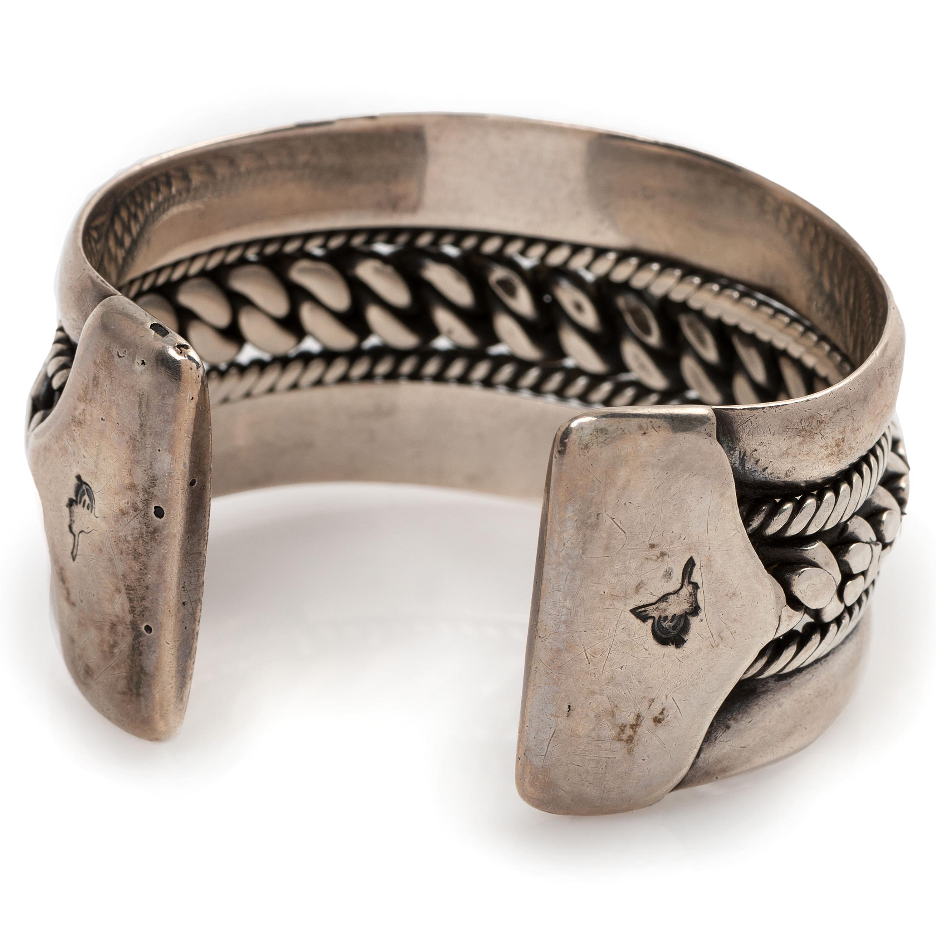 A Southwestern Style Silver Cuff Bracelet