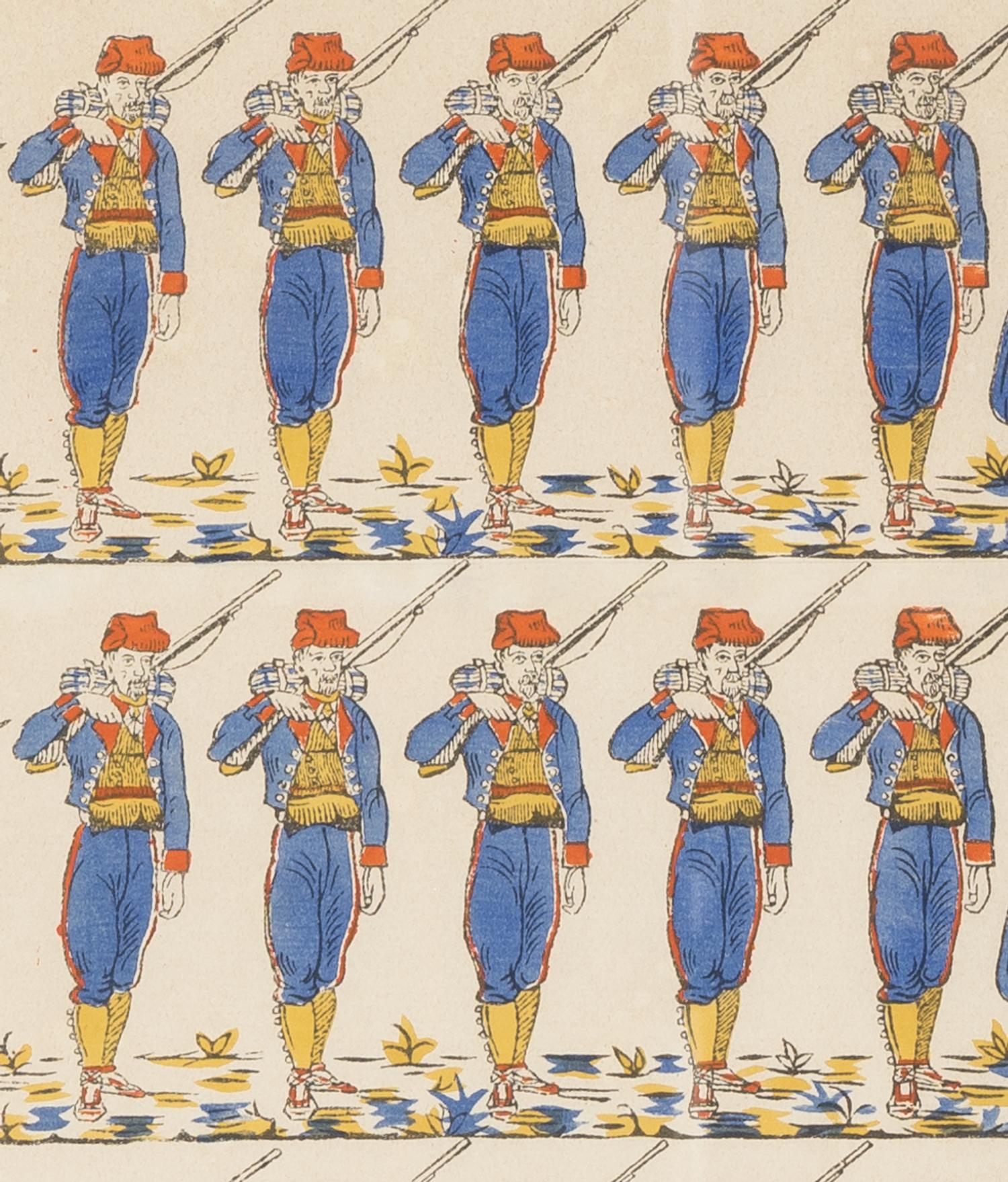 A Set of Six Prints of the Spanish Imperial Army