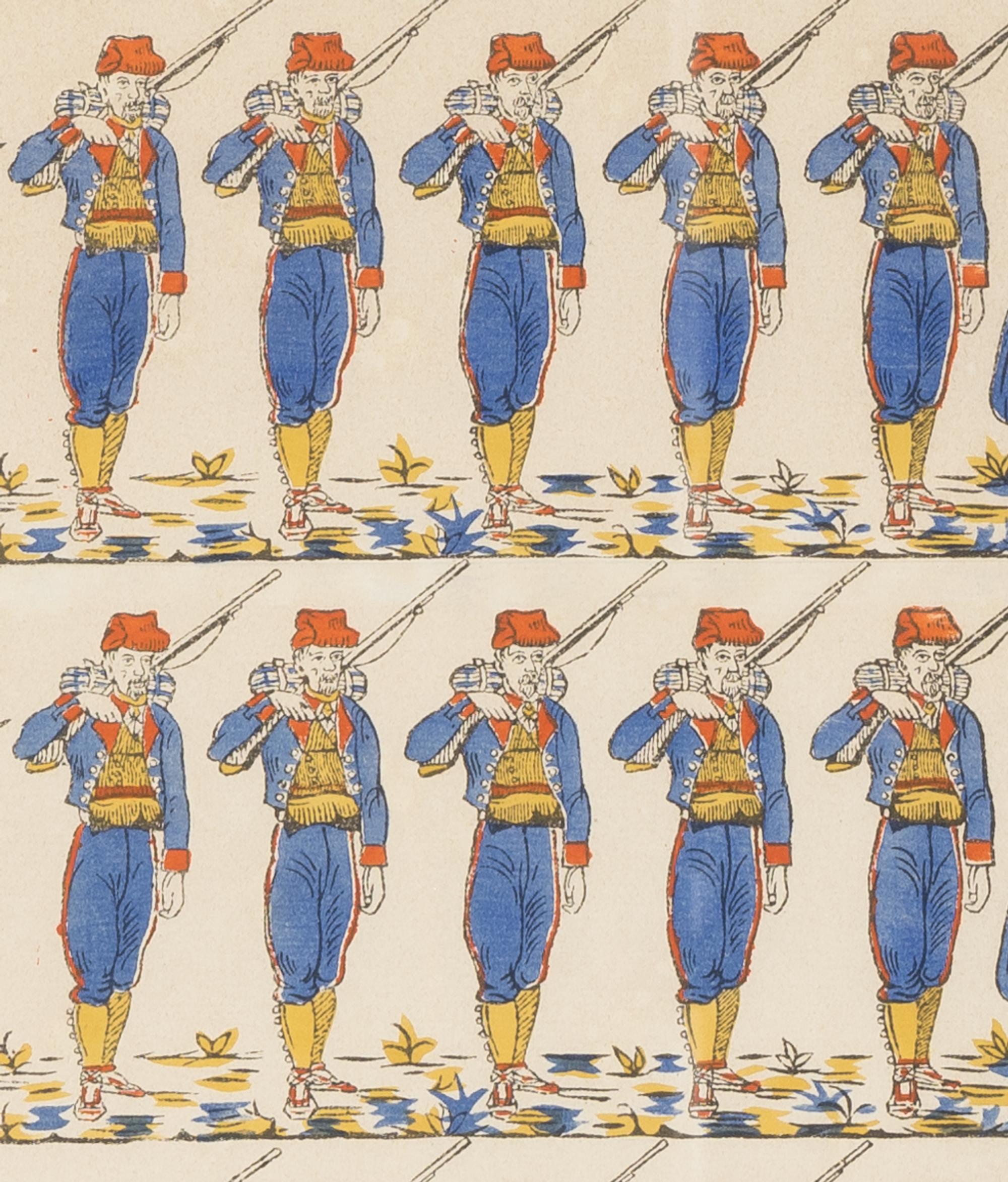 A Set of Six Prints of the Spanish Imperial Army