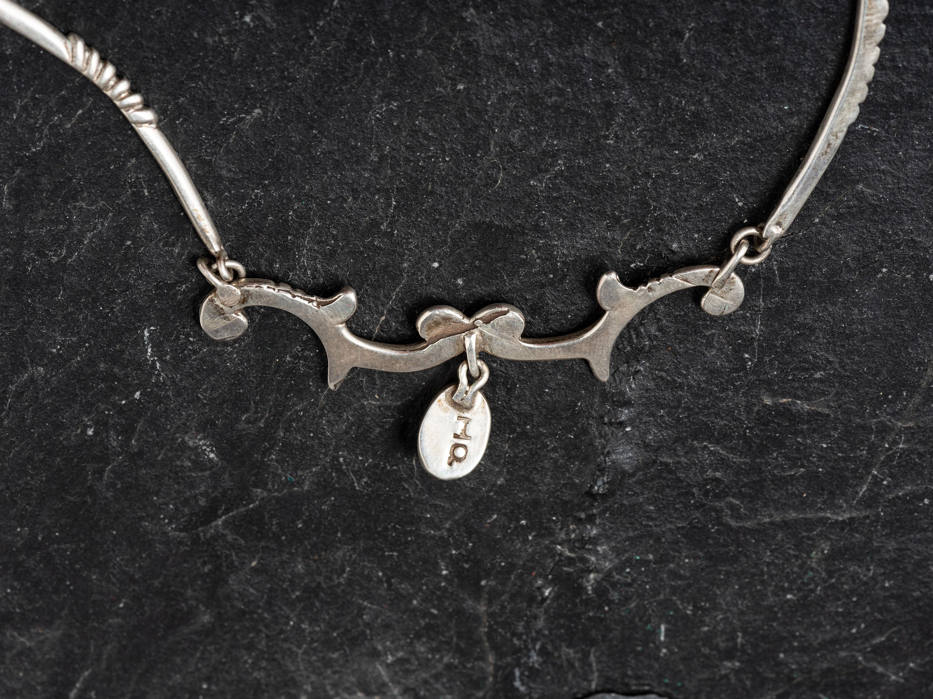 Silver and Turquoise Necklace