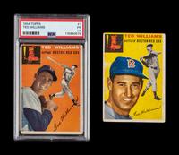 A Collection of PSA Graded 1954 Topps Ted Williams Baseball Cards