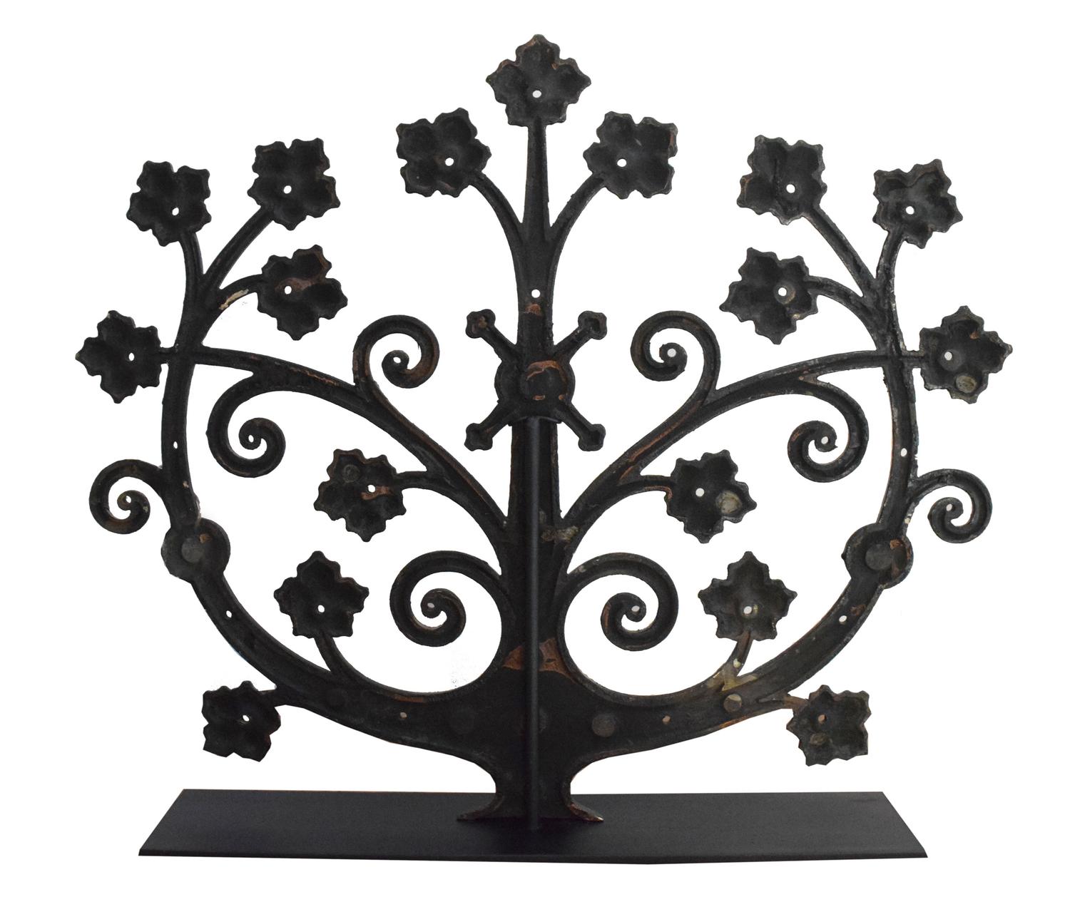 A Bronze Faux Hinge 24.5" W x 4" D x 21.25" H — United States, Circa 1880