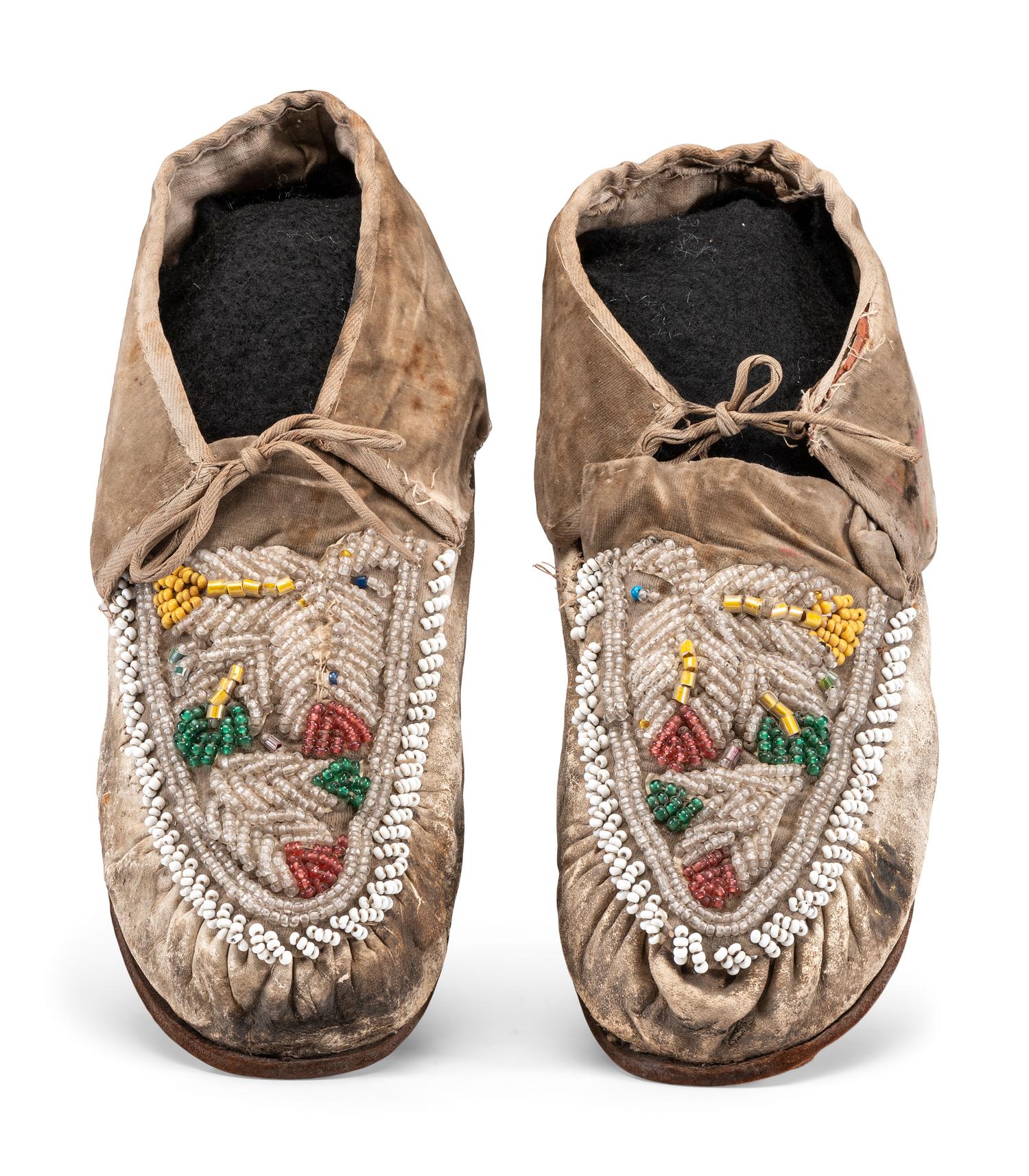 Haudenosaunee Beaded Moccasins
