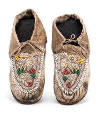 Haudenosaunee Beaded Moccasins