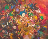 William Gropper (American, 1897-1977) - Doomsday Rhapsody