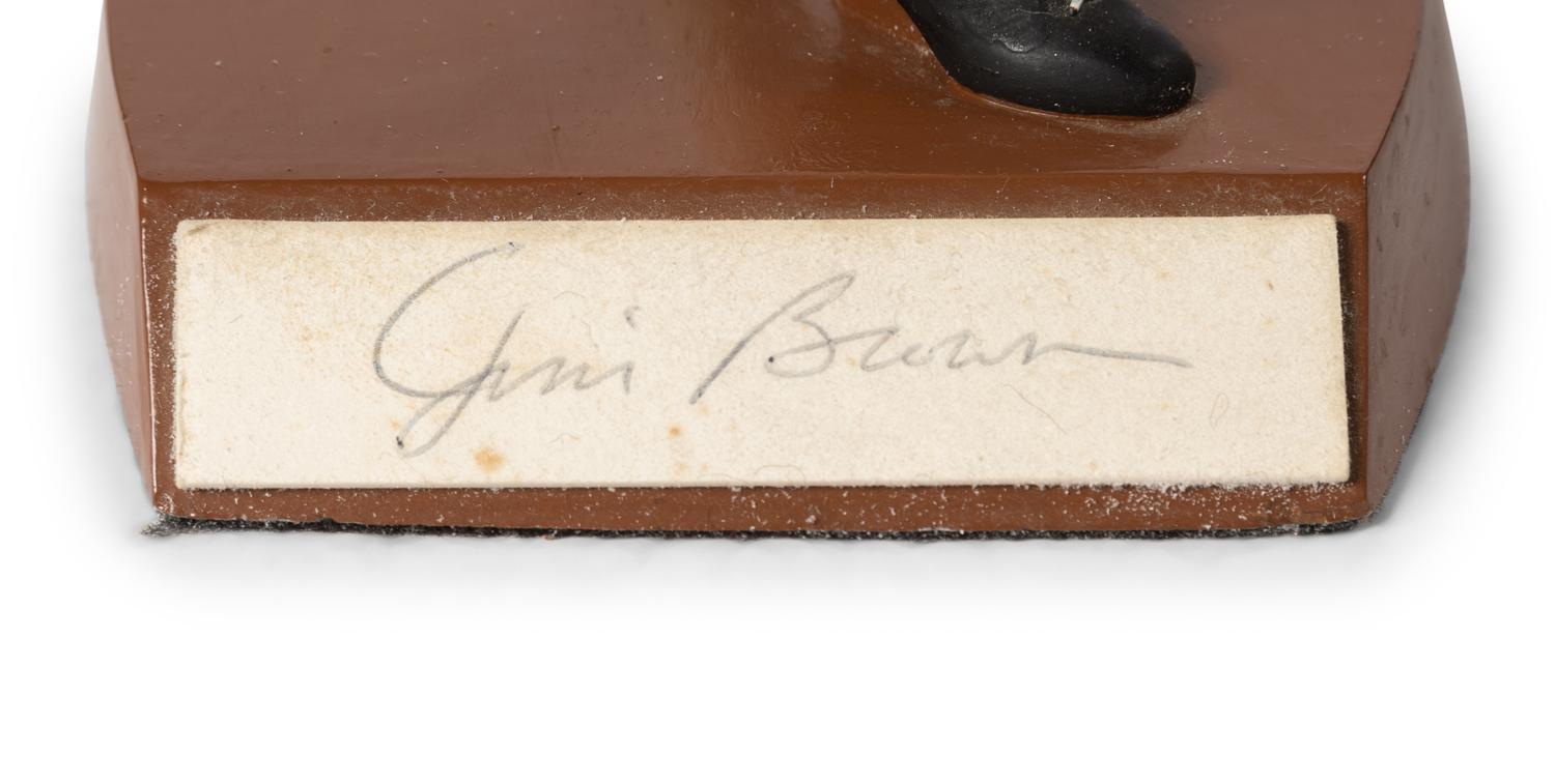 A Jim Brown Signed Autograph Salvino Figure,
