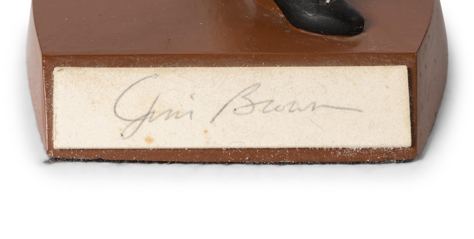 A Jim Brown Signed Autograph Salvino Figure,