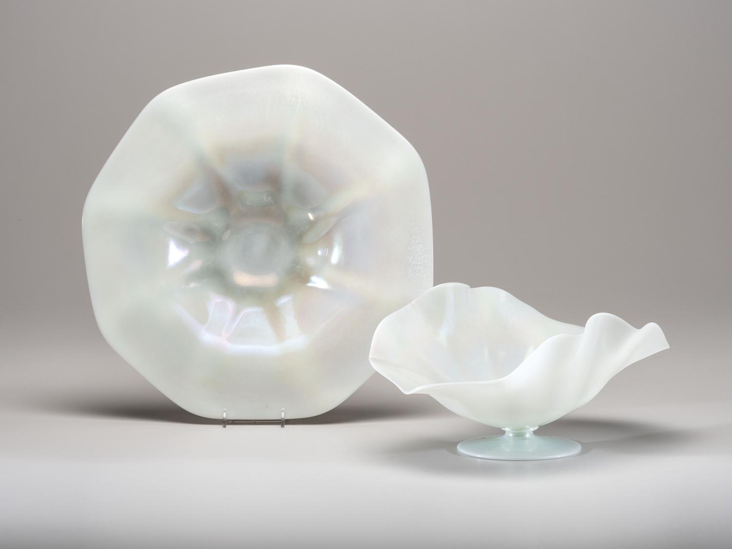 Ivorine Centerpiece and Platter