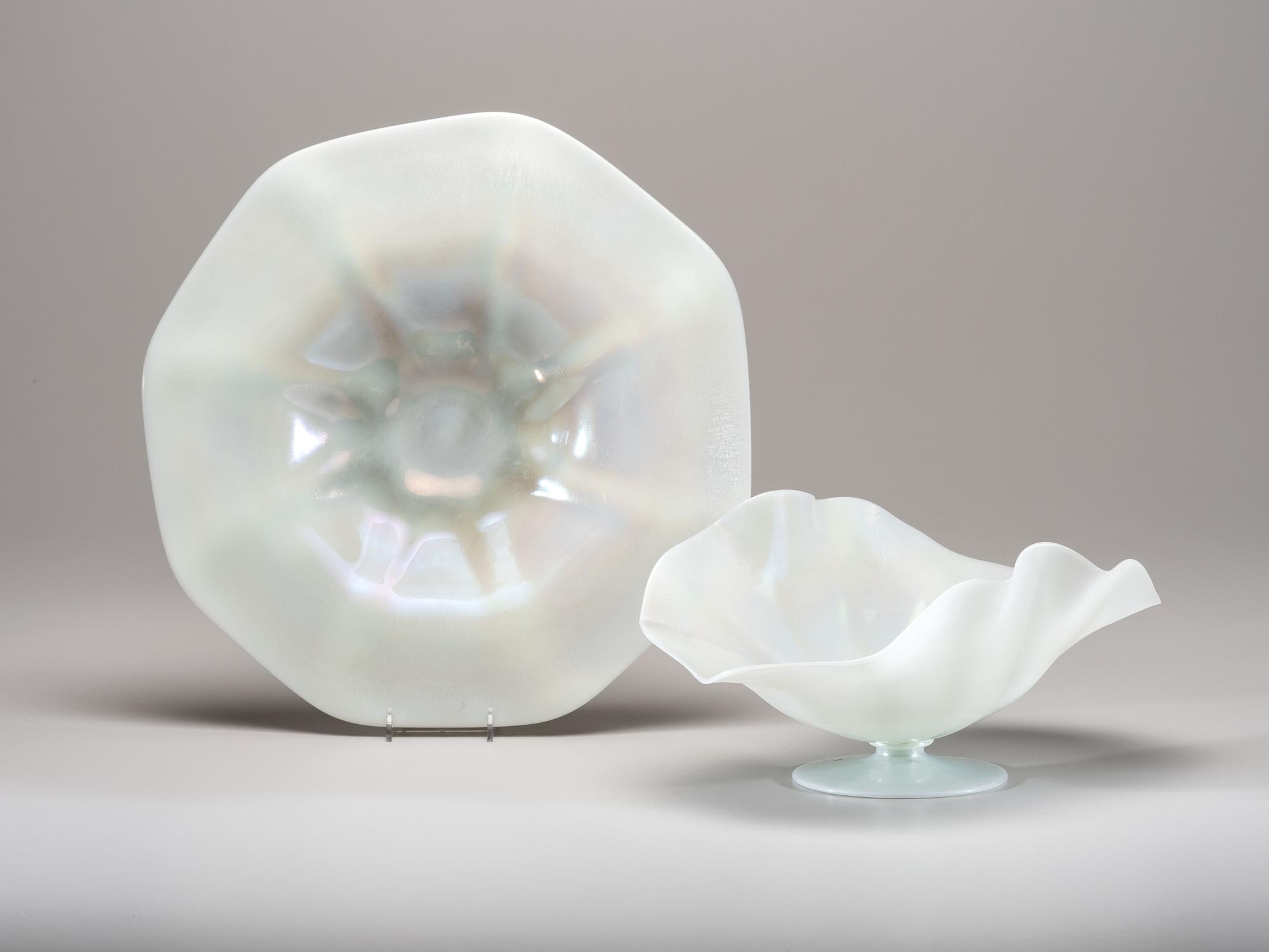 Ivorine Centerpiece and Platter