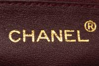Chanel Red Leather Quilted Handbag, 1980-90s