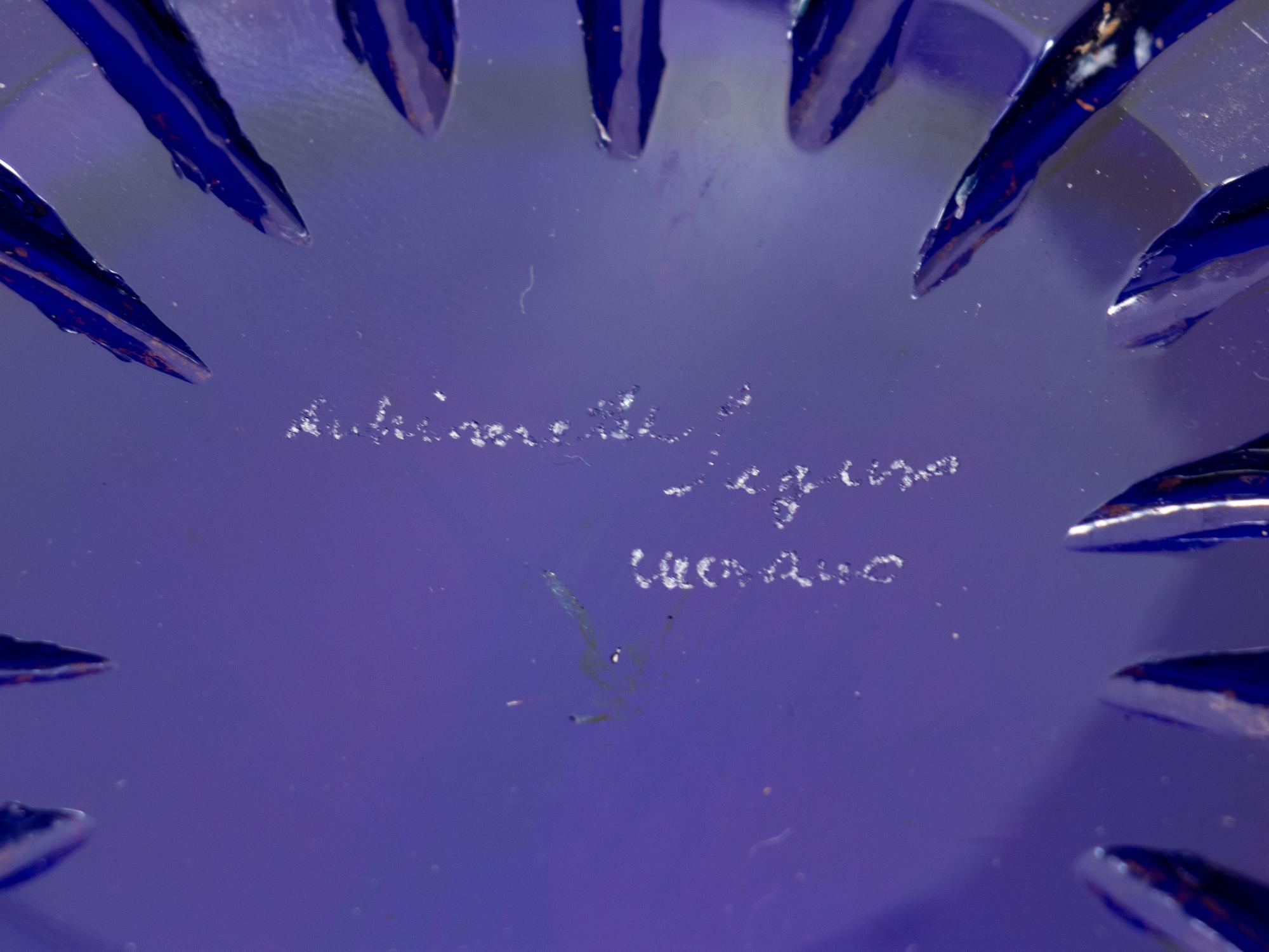 A Cobalt Glass Bowl
