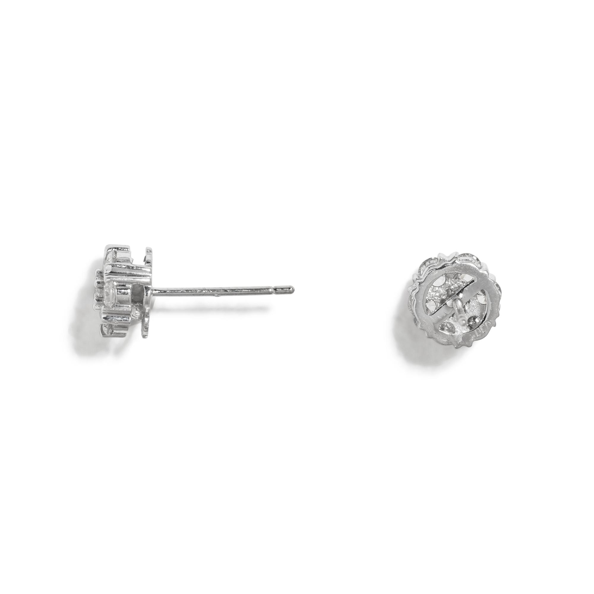 DIAMOND CLUSTER EARRINGS