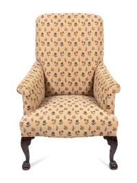 A George III Style Mahogany Armchair