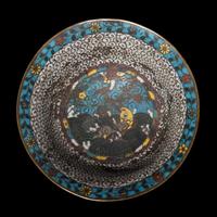 A Chinese Cloisonné Enamel Bowl, Late Ming Dynasty-Early Qing Dynasty 明末清初 掐絲琺琅西番蓮紋碗