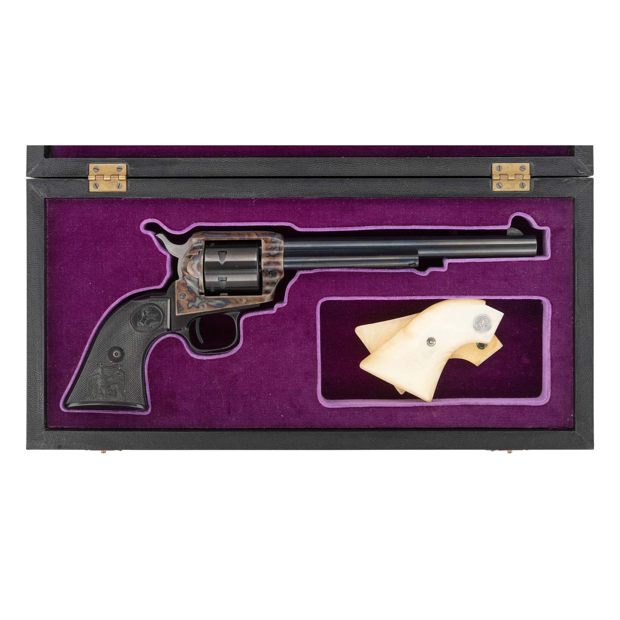 *Colt Peacemaker Buntline .22 Magnum Revolver in Fitted Box