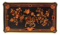 A Louis XV Style Marquetry Lady's Writing Table Height 29 x width 40 x depth 22 1/2 inches. — 20TH CENTURY