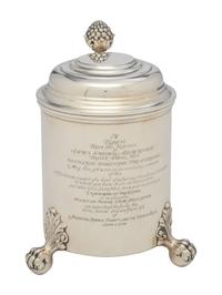 An American Silver Presentation Stein of Houston Horse Show Association Interest
