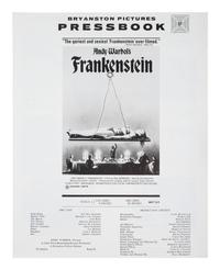 [WARHOL, Andy]. 2 original "Press Books" for Andy Warhol films Dracula and Frankenstein.