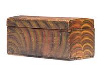 A Country Painted Pine Domed Top Blanket Box, 19th Century