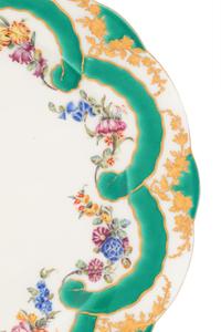 A Sèvres Green Ribbon Decorated Porcelain Plate ( Assiette 'à Guirlandes' )