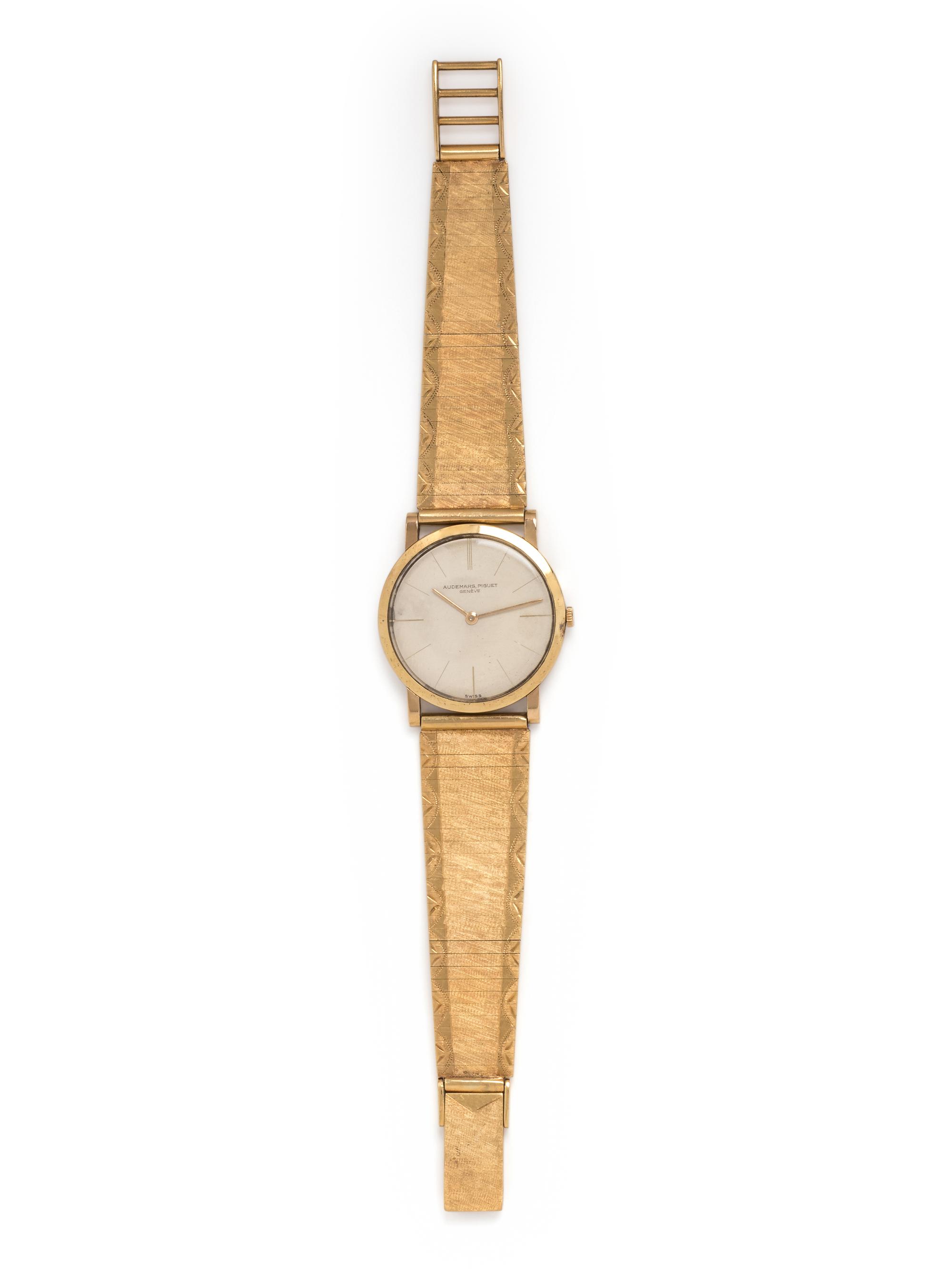 AUDEMARS PIGUET, 18K YELLOW GOLD WRISTWATCH