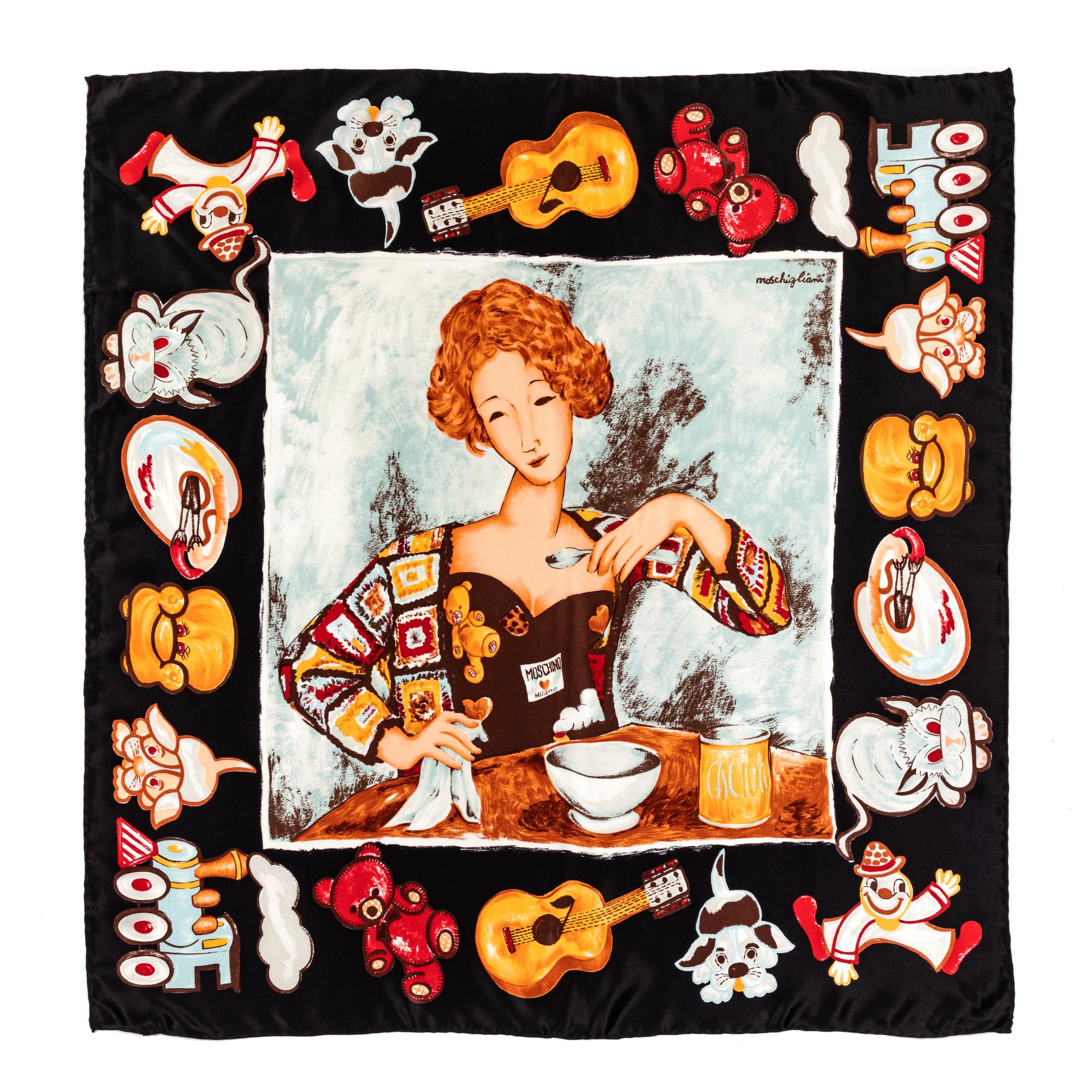 Moschino Scarf, 1980-90s