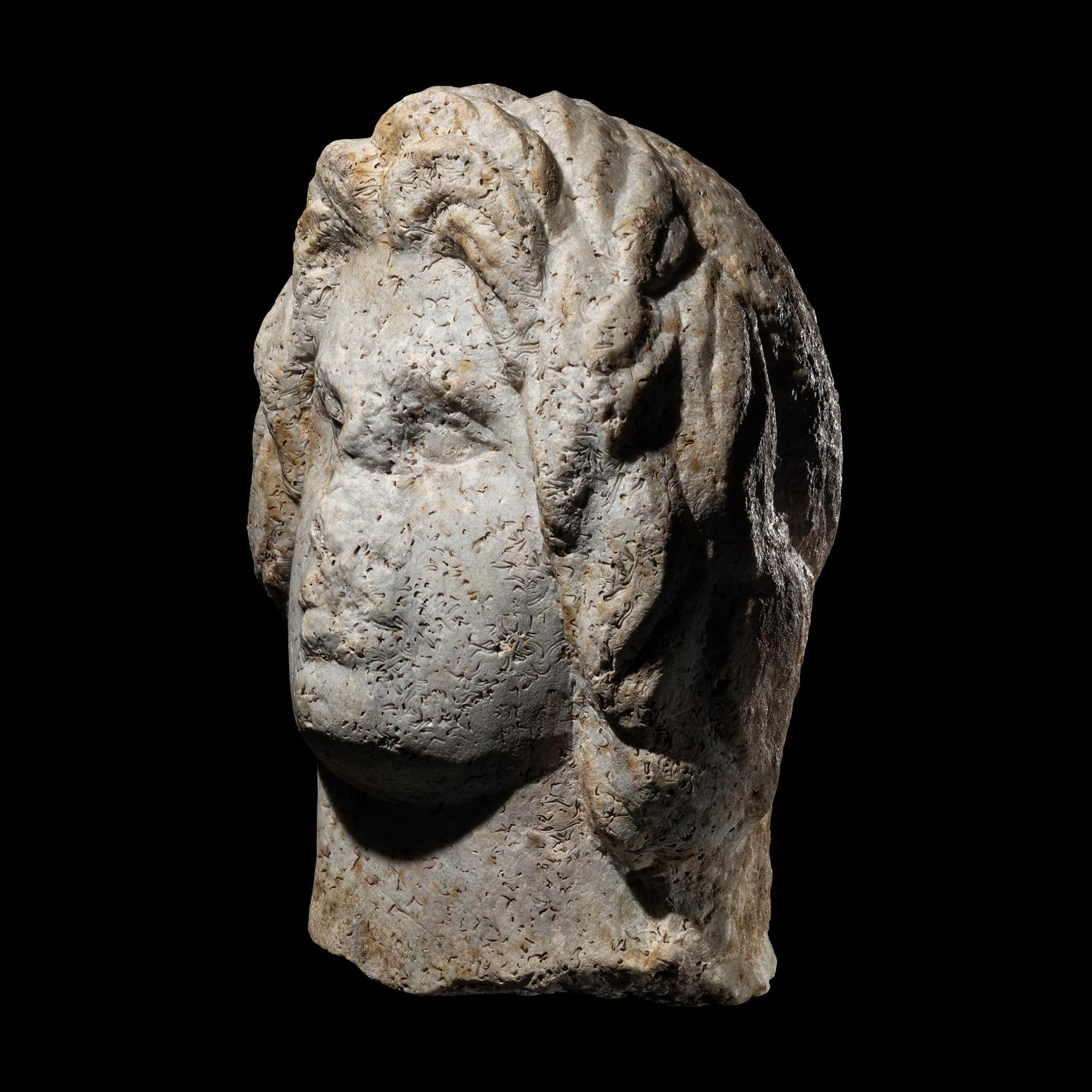 A Roman Marble Head