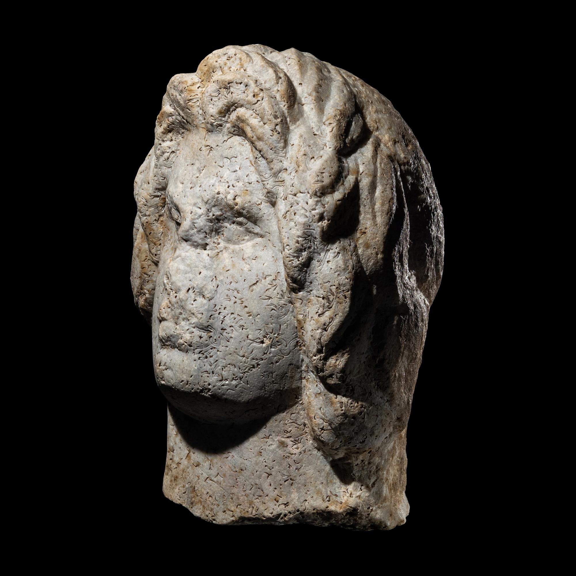 A Roman Marble Head