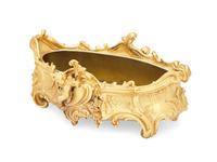 A Louis XV Style Gilt Metal Centerpiece