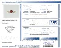 Burmese Ruby, Diamond, and Yellow Gold Ring