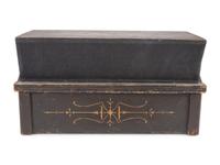 A Tabletop Gem Stenciled Wood Roller Organ