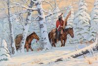 The Metis Trapper, and Bridger Meets Blackfeet