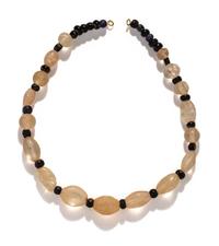 A Western Asiatic Rock Crystal Bead Necklace
