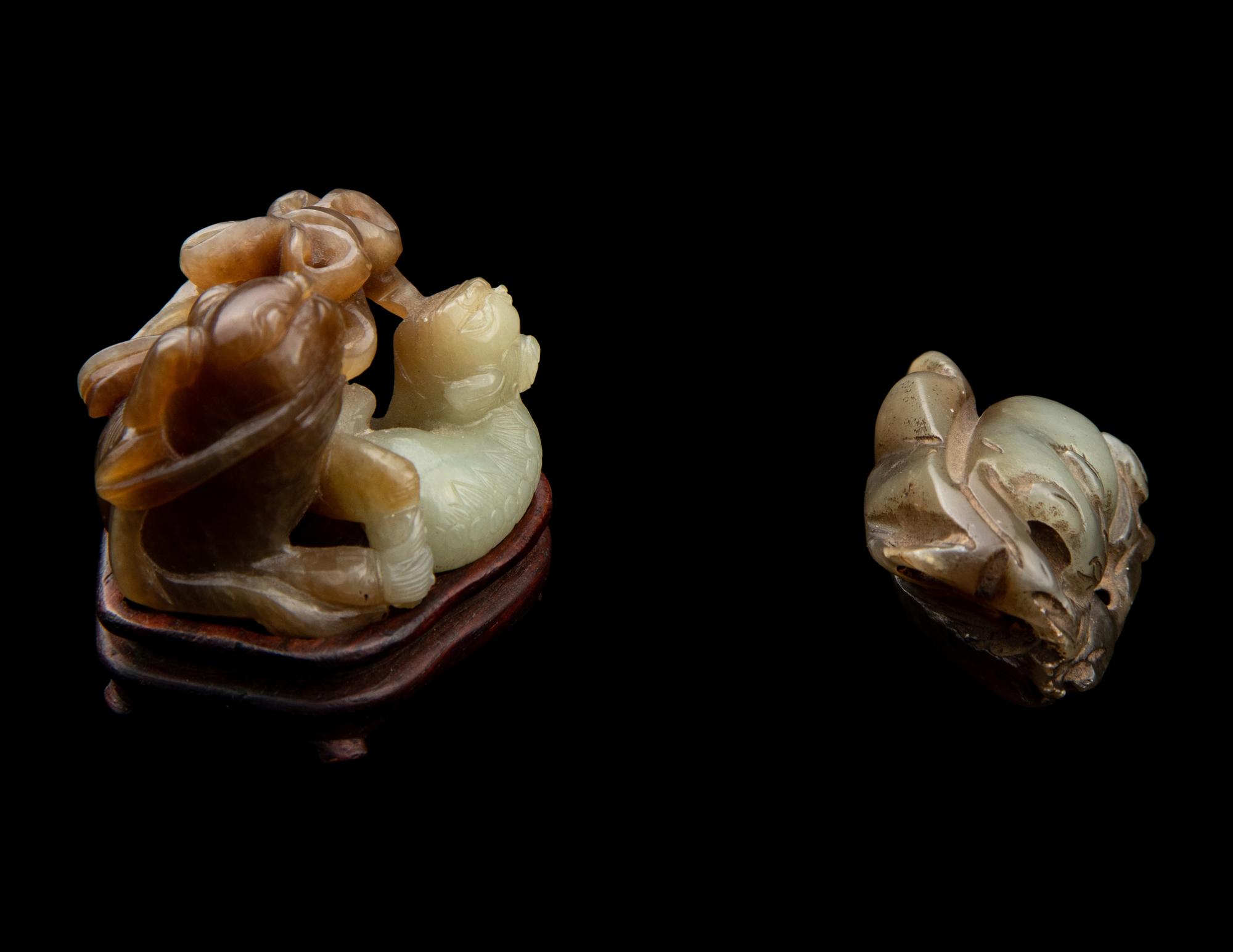 Two Chinese Jade 'Animal' Carvings