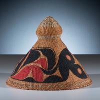 *Updated Description* Greg and Linda Colfax (Makah, 20th century) Painted Hat
