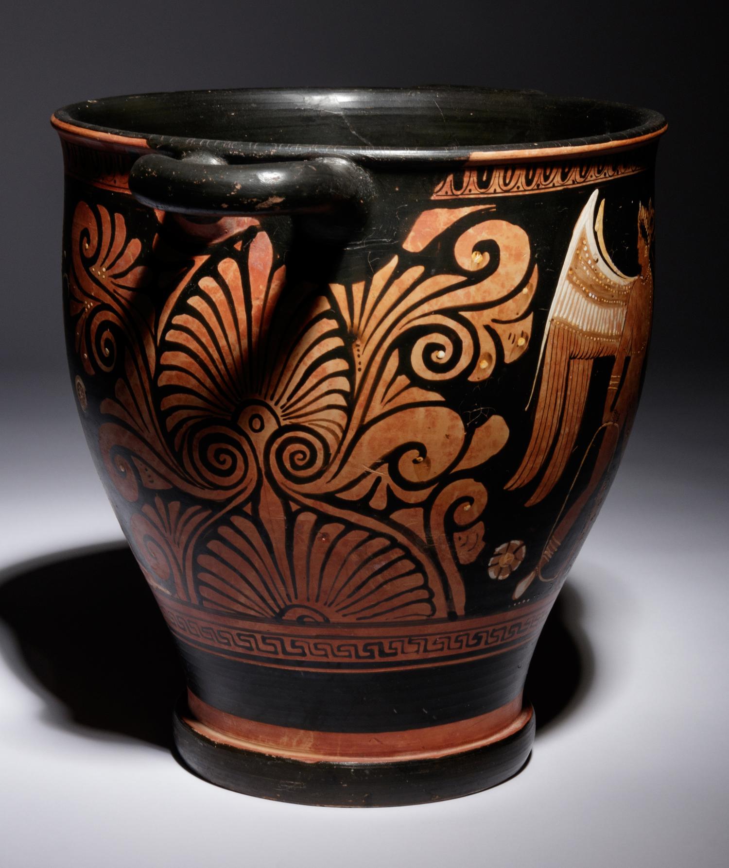 A Large Apulian Red-Figured Skyphos with Eros