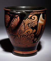 A Large Apulian Red-Figured Skyphos with Eros