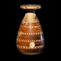 An Etrusco-Corinthian Terracotta Alabastron