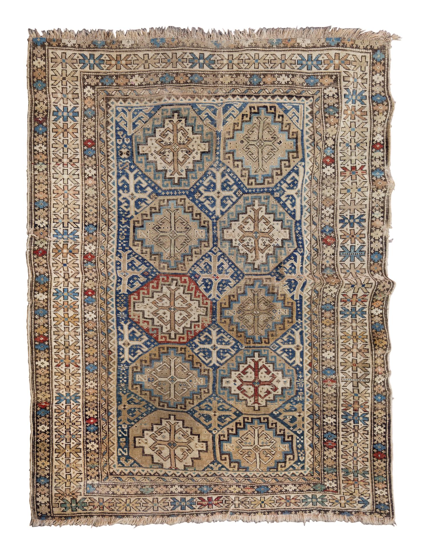 A Kuba Wool Rug