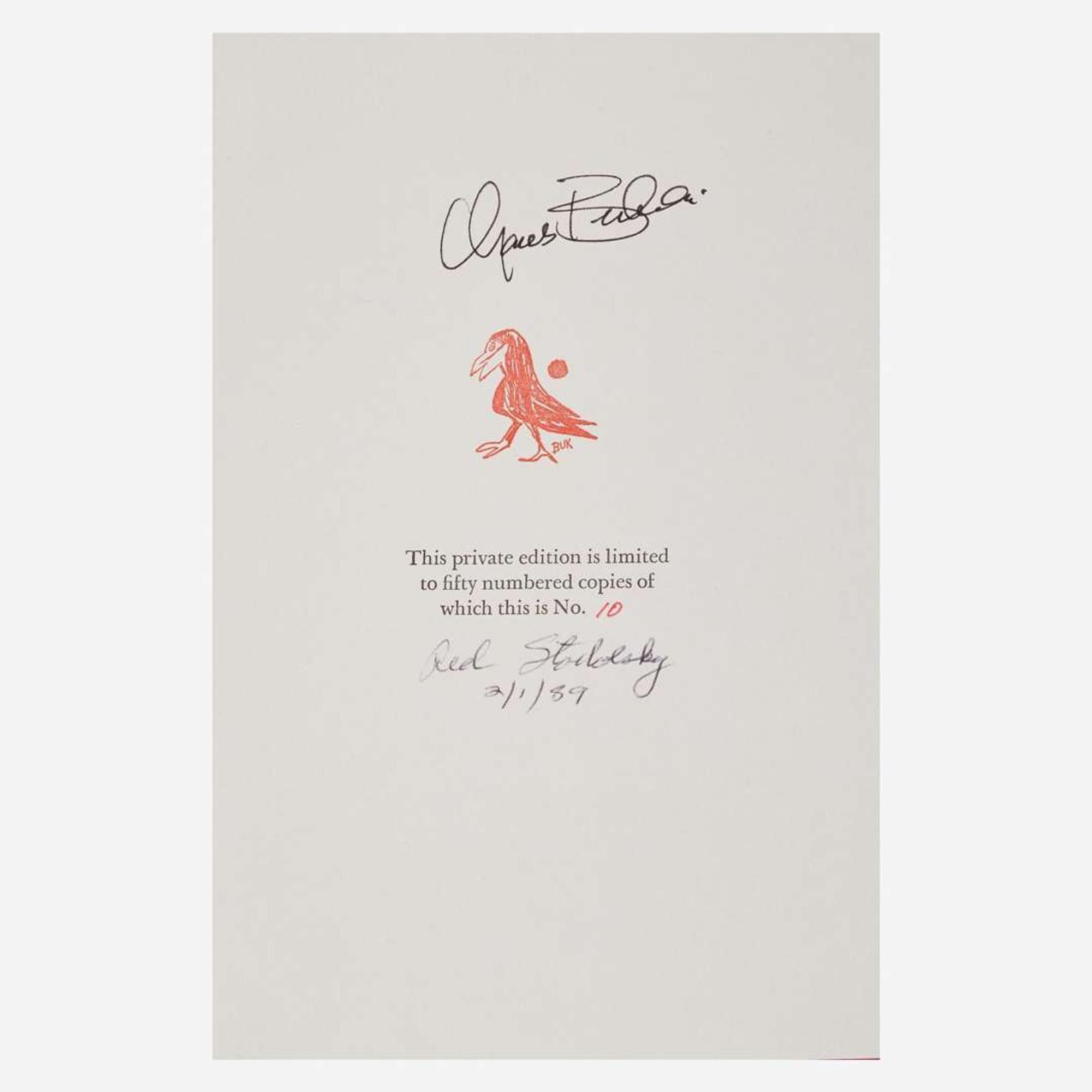 [Counter-Culture] Bukowski, Charles Group of 3 Titles from the Burn Again Press