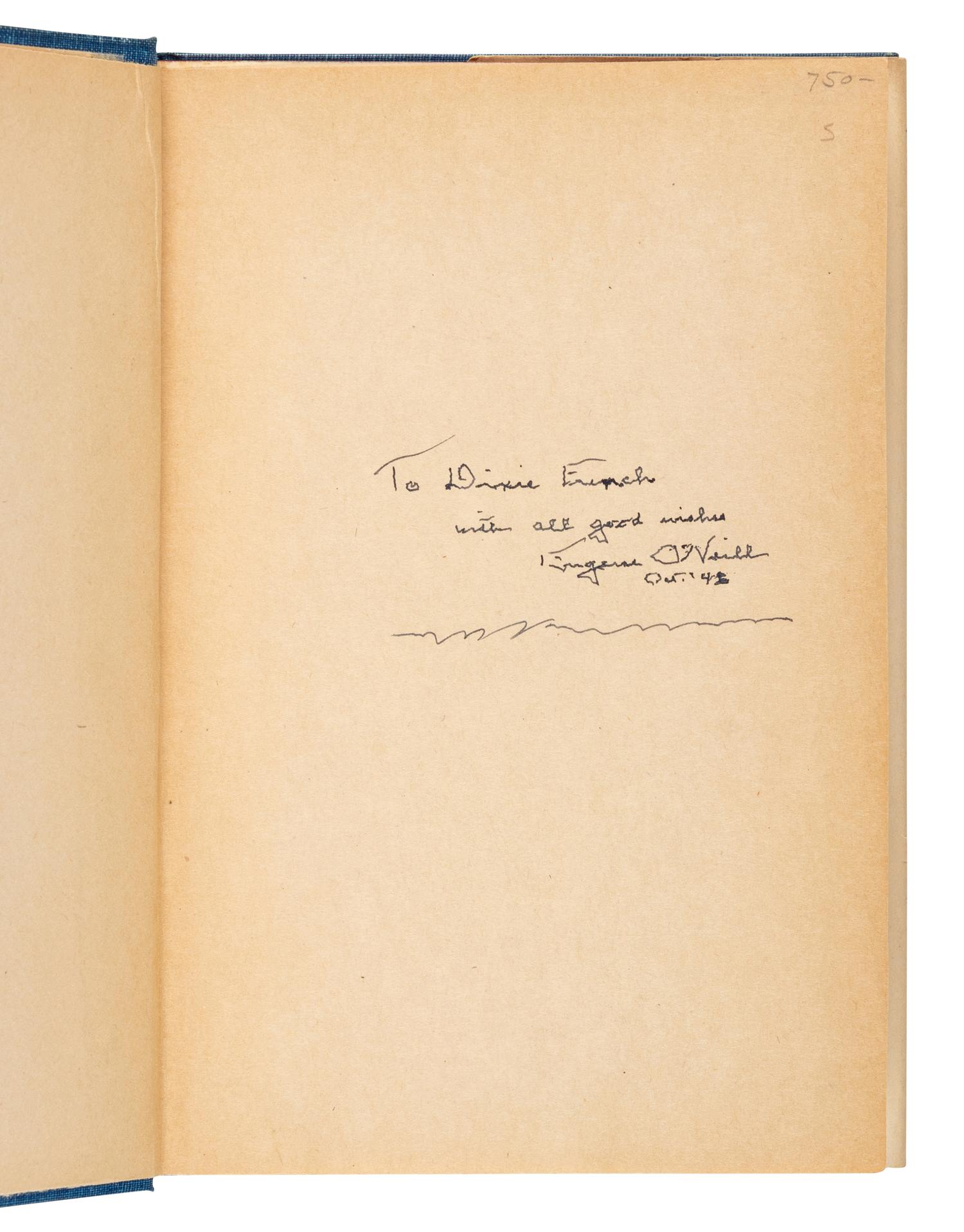 O'NEILL, Eugene (1888-1953). The Iceman Cometh . New York: Random House, 1946.