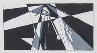 Melvin E. Tess, (Wisconsin, 1926-2016), Mouse Ran up the Clock (two works)