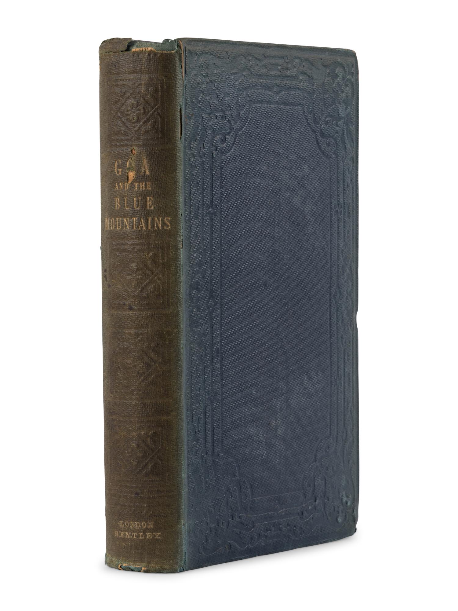 BURTON, Richard Francis, Sir (1821-1890). Goa, and the Blue Mountains; Or, Six Months of Sick Leave . London: Samuel Bentley & Co. for Richard Bentley, 1851.