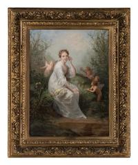 Young Woman Surrounded by Putti , 1889
