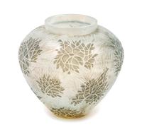 A Rene Lalique Glass Vase Height 6 inches. — 1920s