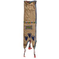 Cheyenne Beaded Hide Tobacco Bag, Pictorial