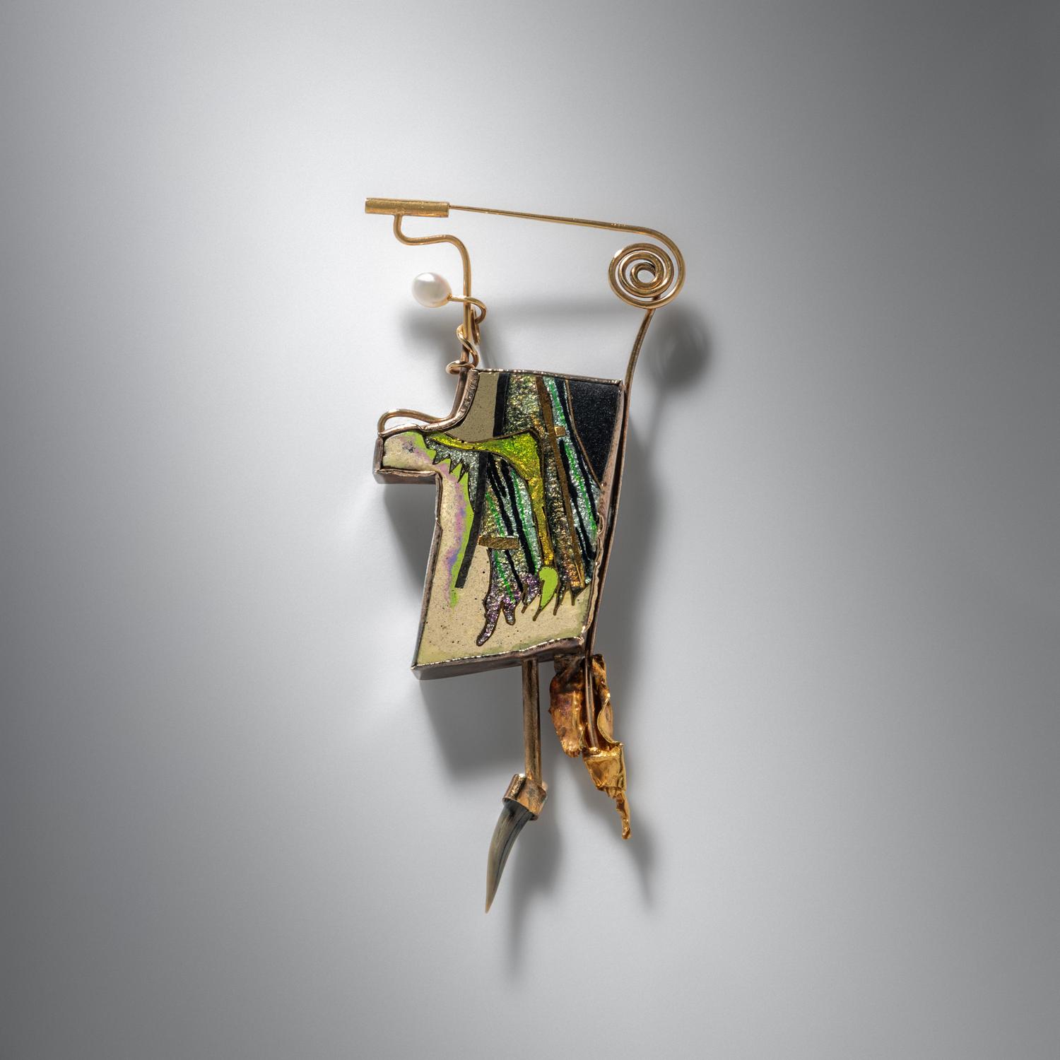 Brooch , Opium I 1980