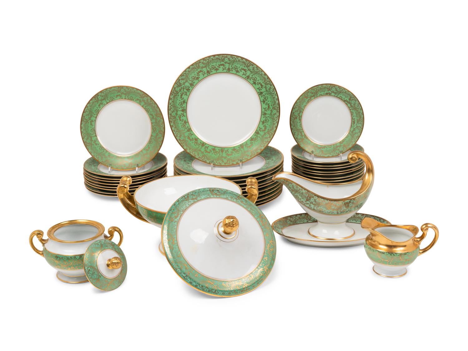 A Hutschenreuther Porcelain Dinner Service